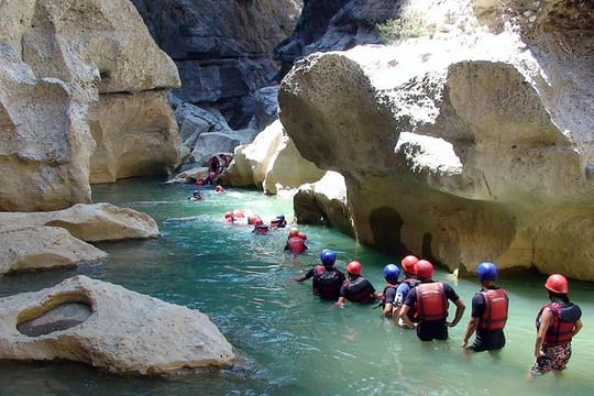 Canyoning and Rafting Adventure incl. Lunch from Kemer