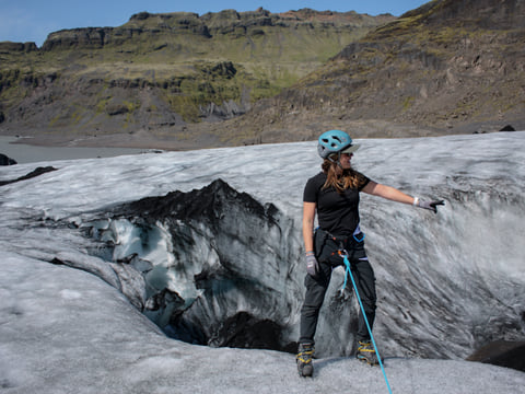Private Glacier Hike Waterfalls and Black Sand Beach