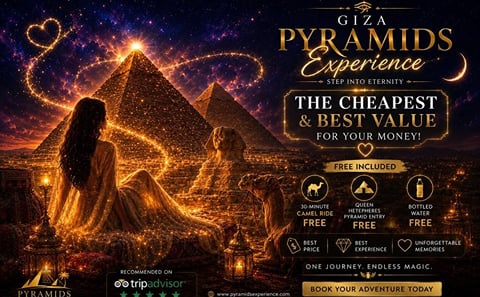 Giza Pyramids and Sphinx 6-Hour VIP Tour with Camel