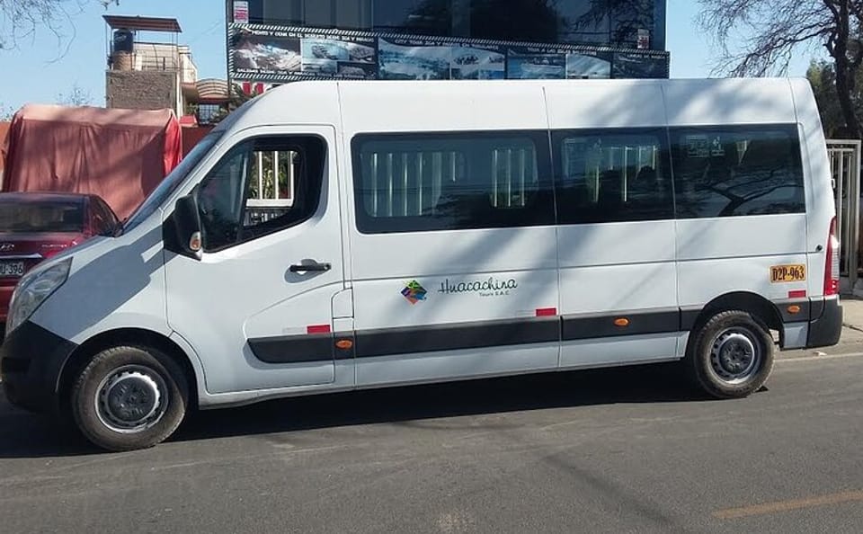 Ica Bus Station Transfer to Huacachina Oasis in Peru