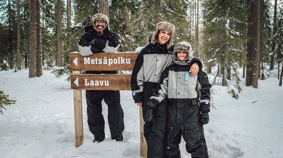 Snowshoeing tour, forest, Pure Lapland, Rovaniemi Lapland