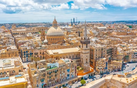 Valletta Street Food and History Tour with Private Transfers