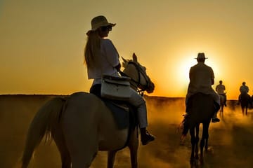 Horseback Riding Adventure on Beach and Desert in Hurghada