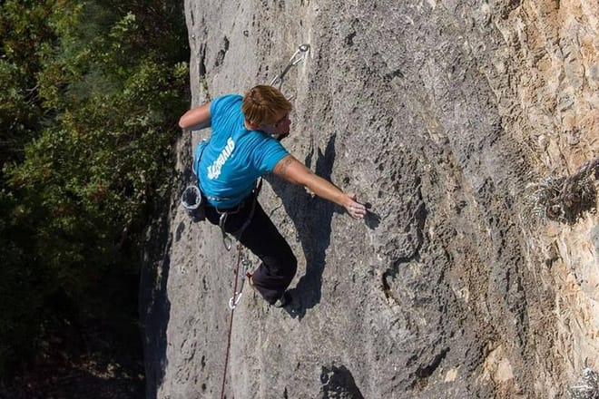Rock climbing in Split with Given2Fly Adventures