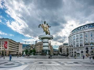 Skopje Aleksandar square