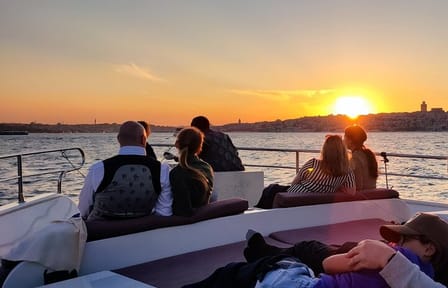 SUNSET CRUISE of Bosphorus at Deluxe Yacht in Istanbul