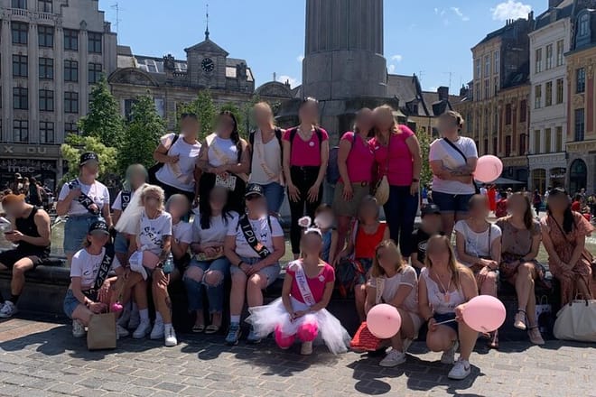 Challenges between girlfriends bride-to-be in Lille