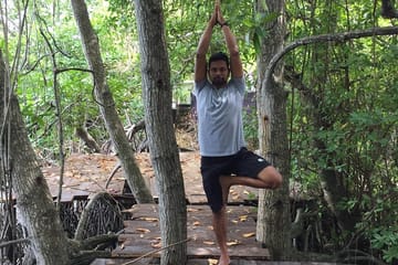 Yoga Class in Wathuregama, Sri Lanka