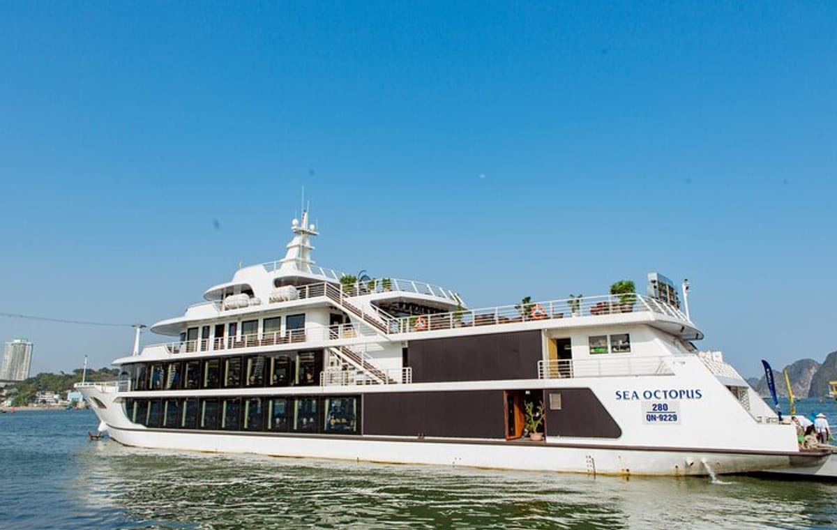 Sea Octopus Cruise Luxury Day Trip From Halong International Port