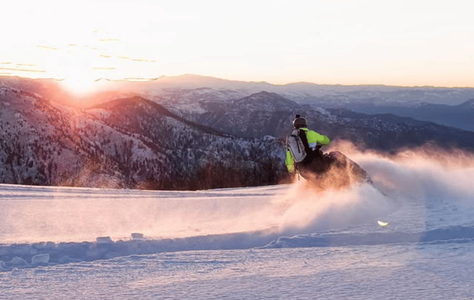 Backcountry Snowmobile Adventure in the Turkish Alps