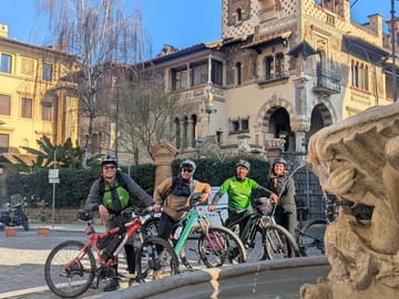 Cycle Through Villa Borghese and Coppedè District in Rome