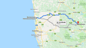 Colombo Airport (CMB) to Ramboda City Private Transfer