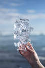 Beautiful shape of ice