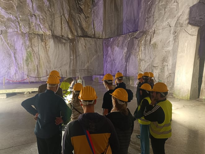 Where Gods’ Marble Takes Shape: Private Carrara Quarries Experience with Wine Tasting in Luni - Photo 5