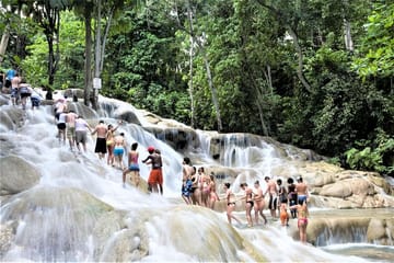 Dunn's River Falls Climb and Ocho Rios Shopping Tour from Falmouth