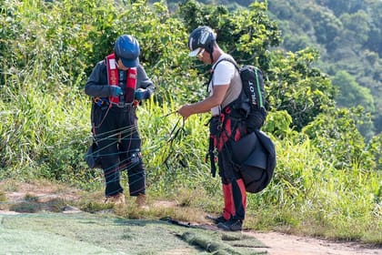 Paragliding Adventure and Atlas Mountains and Desert Day Trip