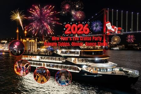 New Year’s Eve Dinner Cruise Party on the Bosphorus in Istanbul