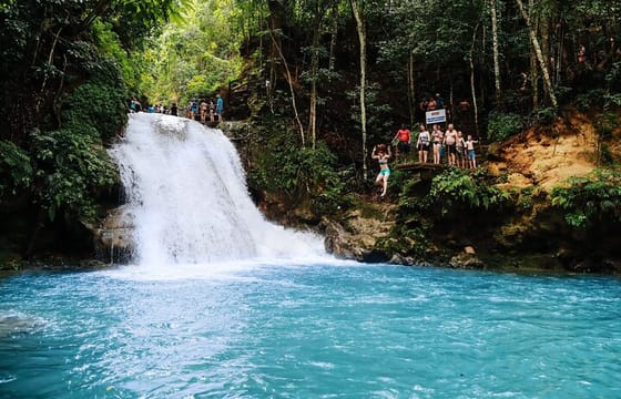 Half- Day Tour of Dunn’s River Falls and Blue Hole in Ocho Rios