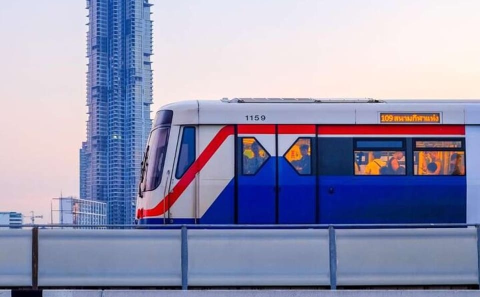 Bangkok BTS Skytrain One-Day Pass with Airport or City Pickup