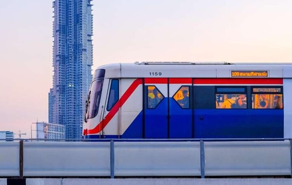 Bangkok BTS Skytrain One-Day Pass with Airport or City Pickup