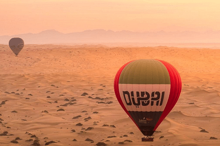 Hot Air Balloon ride with In-flight falcon show and Transfer