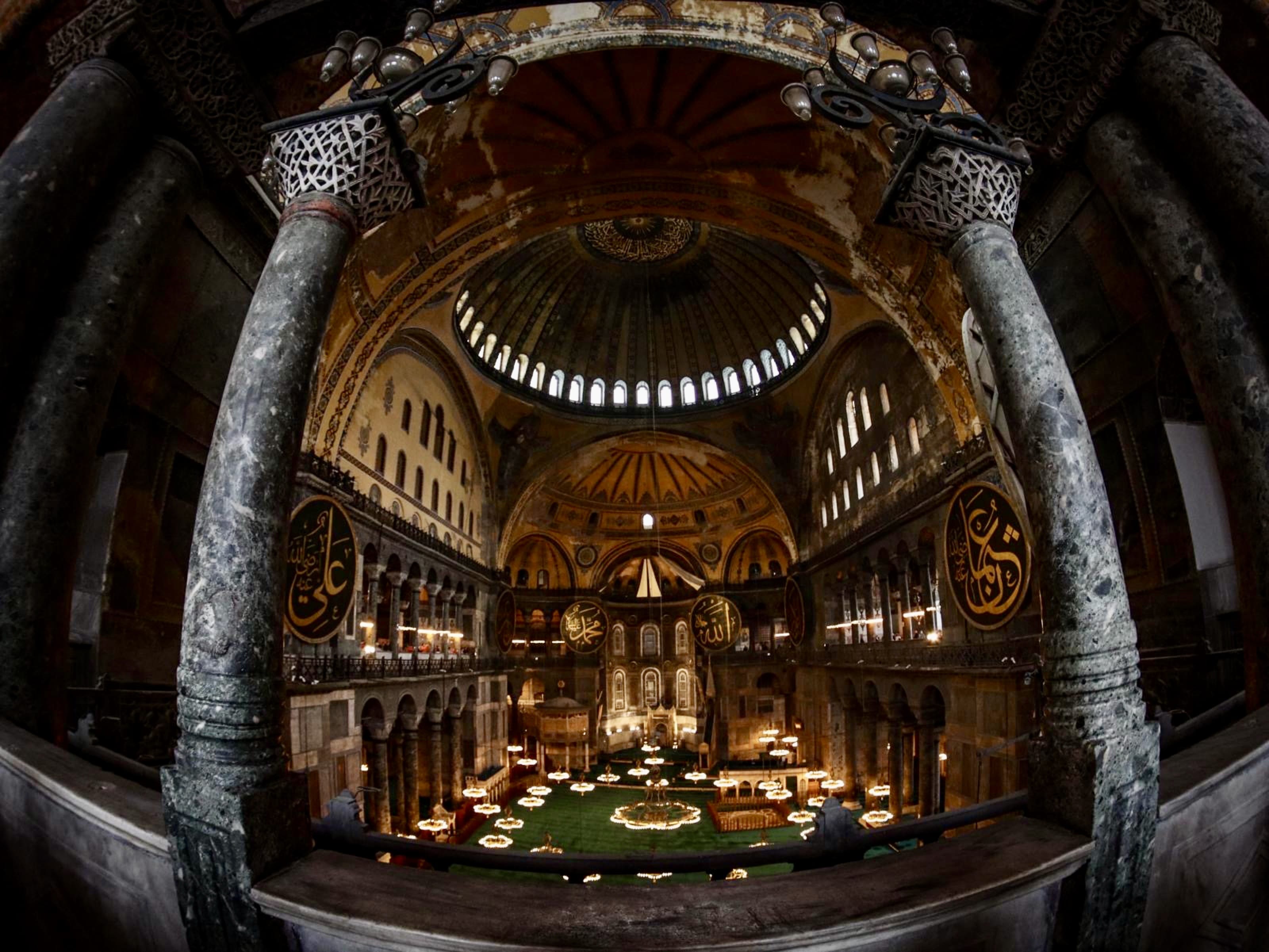 Second gallery of the Hagia Sophia