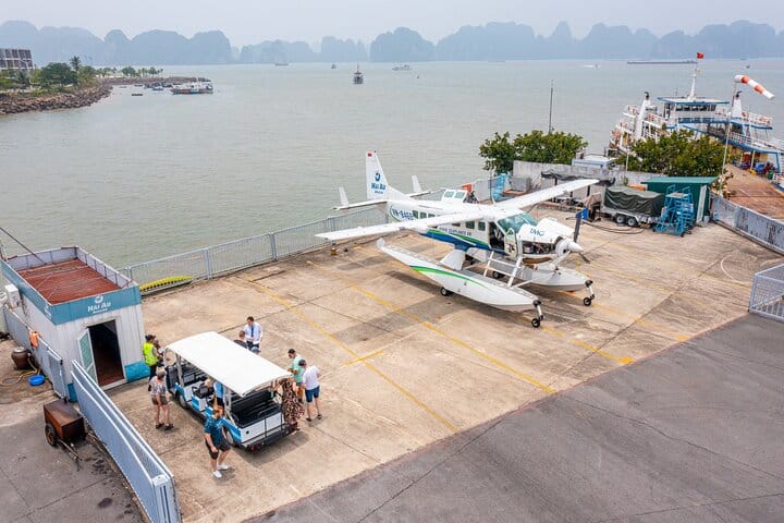 Halong 1 Day Tour From Hanoi with Scenic Seaplane & Luxury Cruise