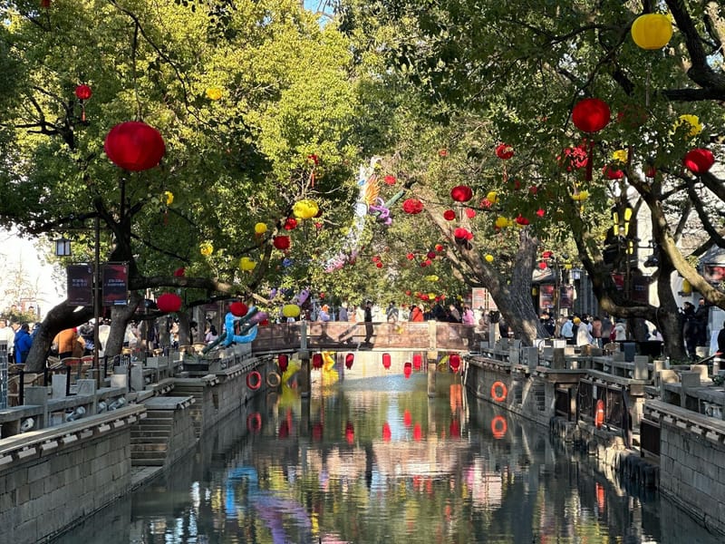 From Shanghai: Huishan Ancient Town & Nianhua Bay Day Trip