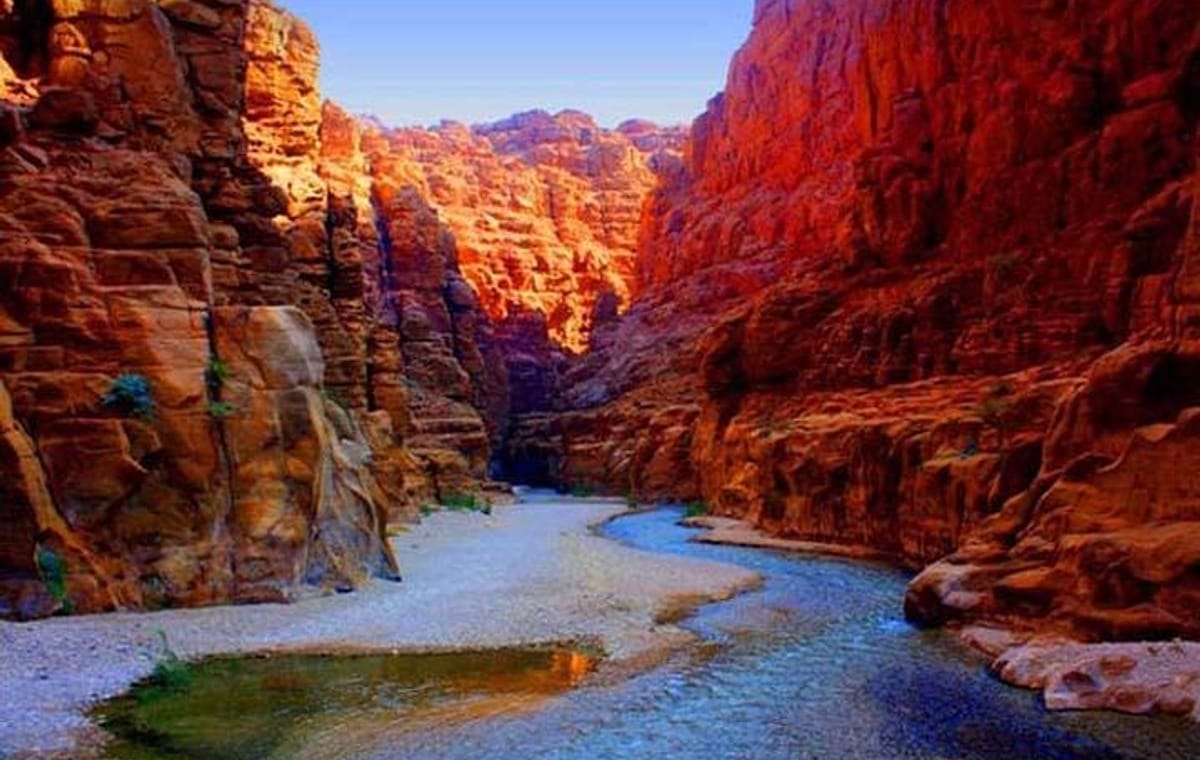 Wadi Mujib Siq Trail Hiking Experience from Dead Sea