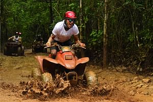 Cancun Combo Tour: ATV and Zip- lines with Cenote Swim