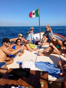 Capri: Scenic Boat Tour with Swimming, Limoncello & Snack