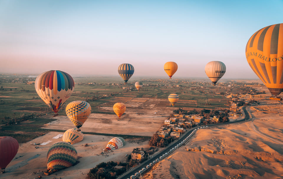 2-Day Luxor Cultural Tour from Hurghada with Hot Air Balloon