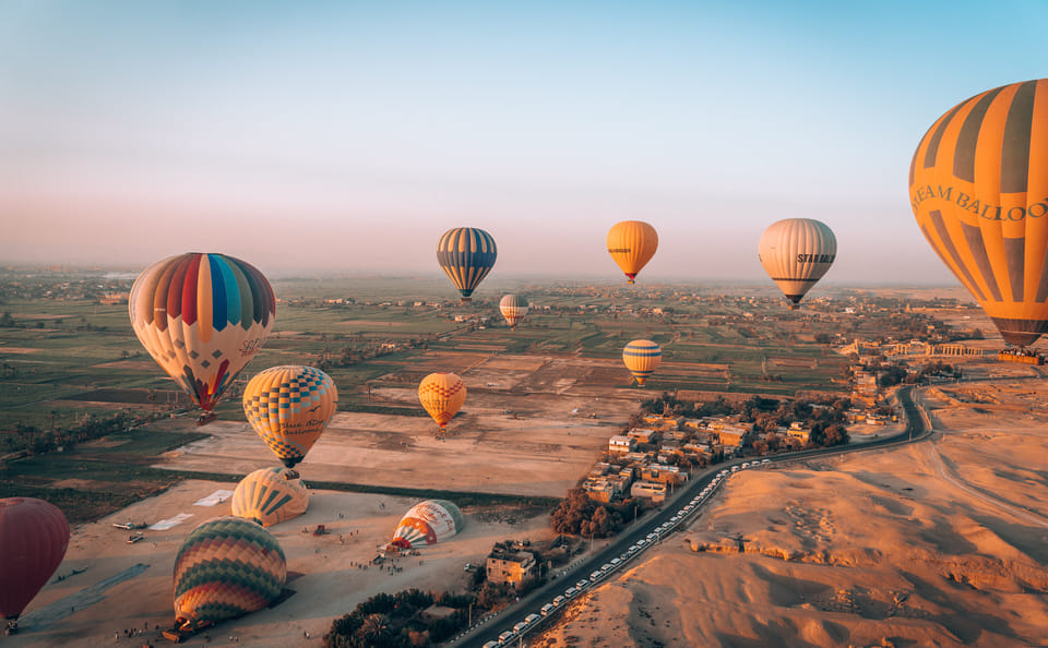 2-Day Luxor Cultural Tour from Hurghada with Hot Air Balloon