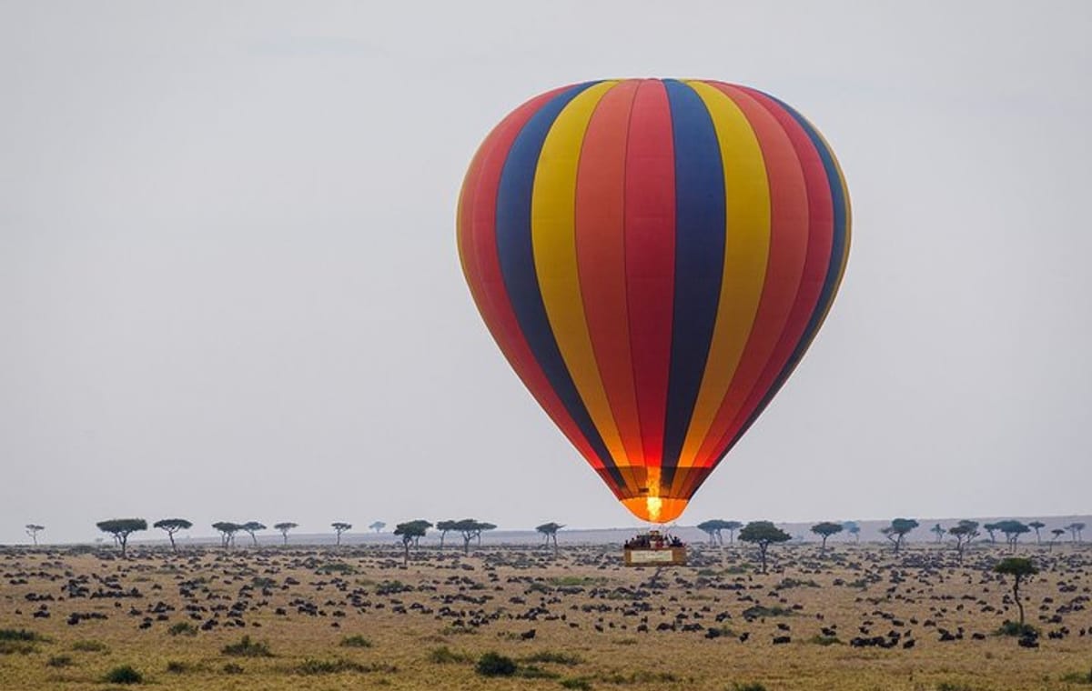 3-Days Masai Mara Private Safari Combined with Hot Air Balloon Ride Experience