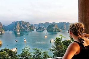 Full Day Tour to Halong with Cave and Titop island from Hanoi 