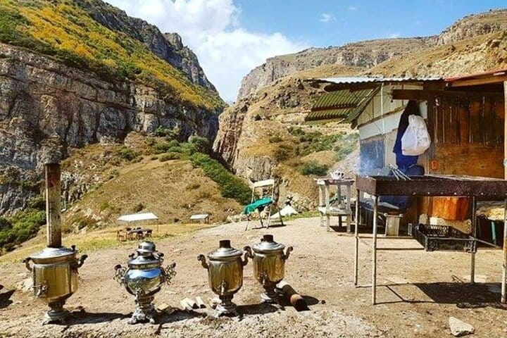 Samovar tea in Guba. Azerbaijan tour