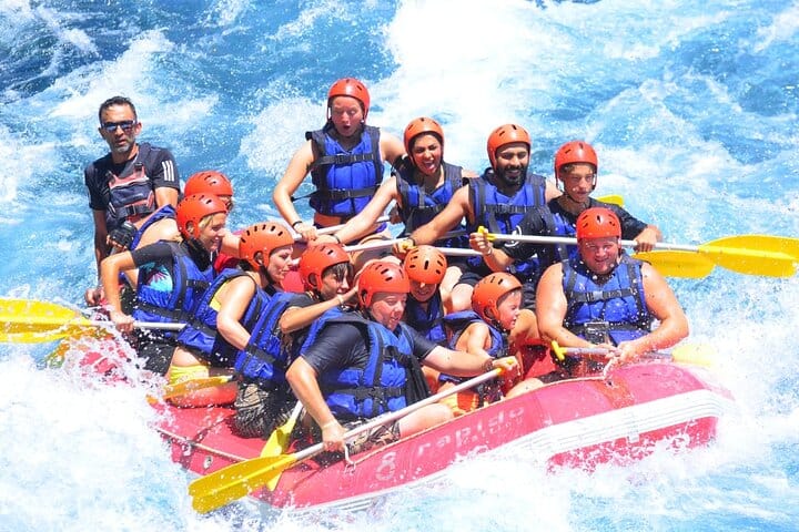 Canyoning Rafting and Zipline Adventure from Antalya