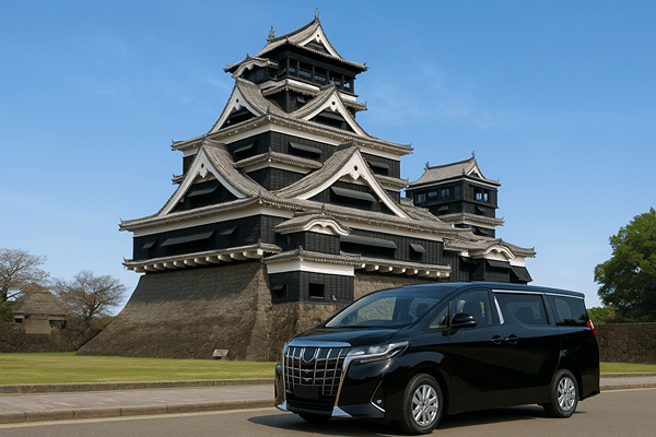 Kumamoto Private Vehicle Service with Restaurant Reservation