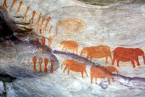 Drakensberg Kamberg  Cave Art & Nelson Mandela Capture Site Day Tour 