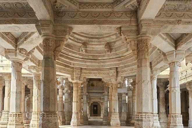 Inside Part of Ranakpur Temple