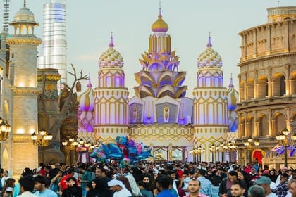 Dubai Cultural Global Village and Miracle Garden Shopping Tour