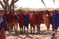 visit to a village in maasai mara