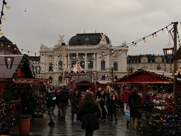 Zurich Christmas Walking Tour with Christkindlimarkt Visit