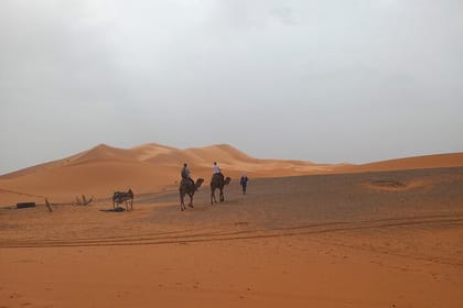 Ride the Camels for Sunset in Merzouga Dunes