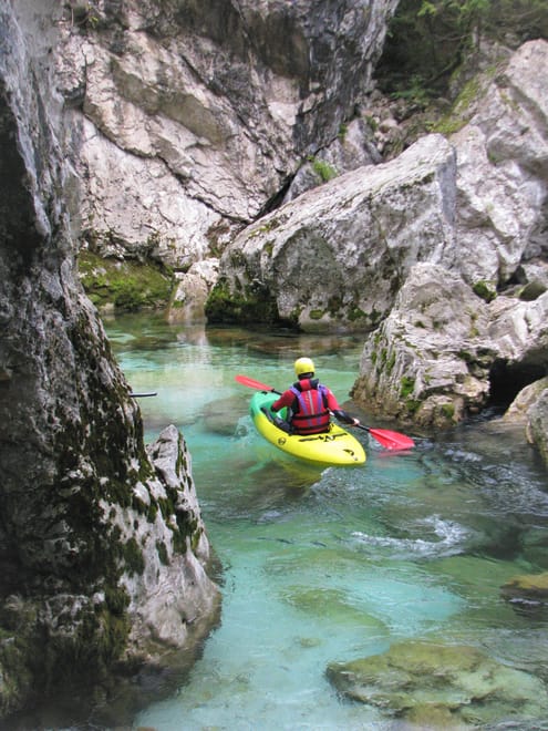 Kayak trip for beginners on Soča river photo 4