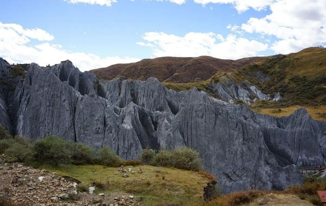 Stone forest natural scenery 