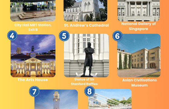 Walking Tour of Singapore's Civic District and River