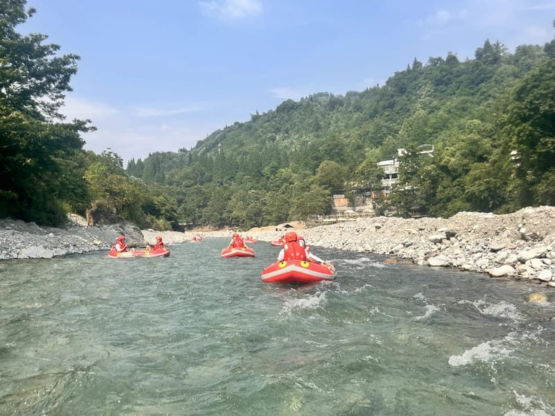 Chengdu: Forest Trail & Hongkou Flower Valley Day Trip