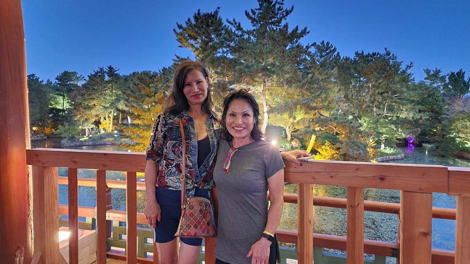 Night-lit pavilion reflected in the still water at Wolji Pond in Gyeongju.