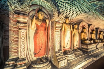 Sigiriya Rock Fortress and Dambulla Cave Tour from Negombo